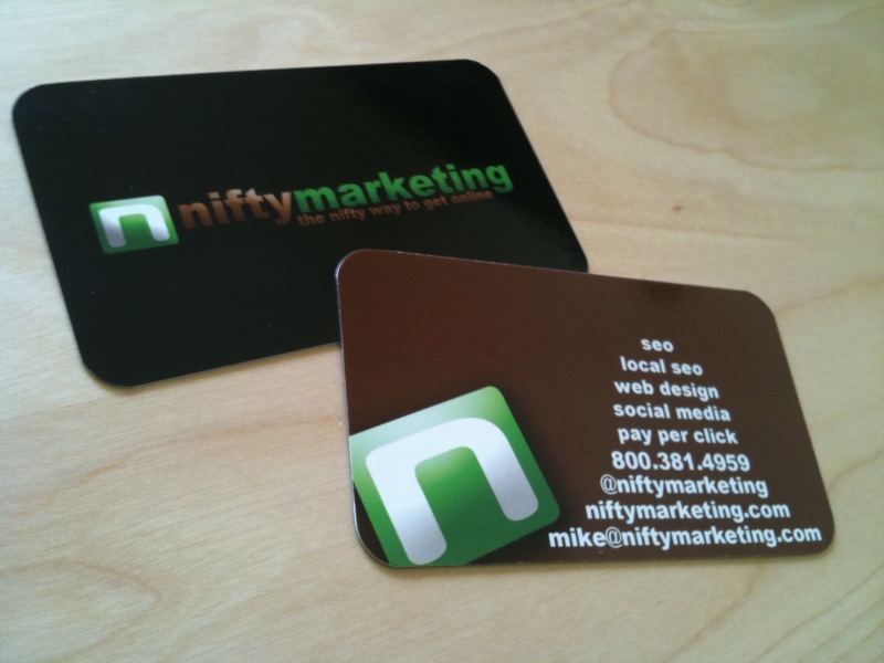 nifty marketing business cards