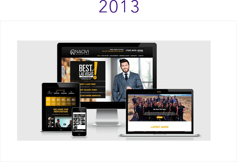 2013 Naqvi website rebrand and redesign