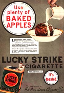 lucky strike cigarette poster 