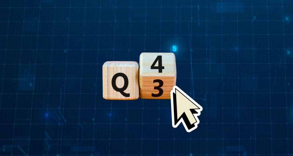 decorative image showing Q4 dice and a computer cursor