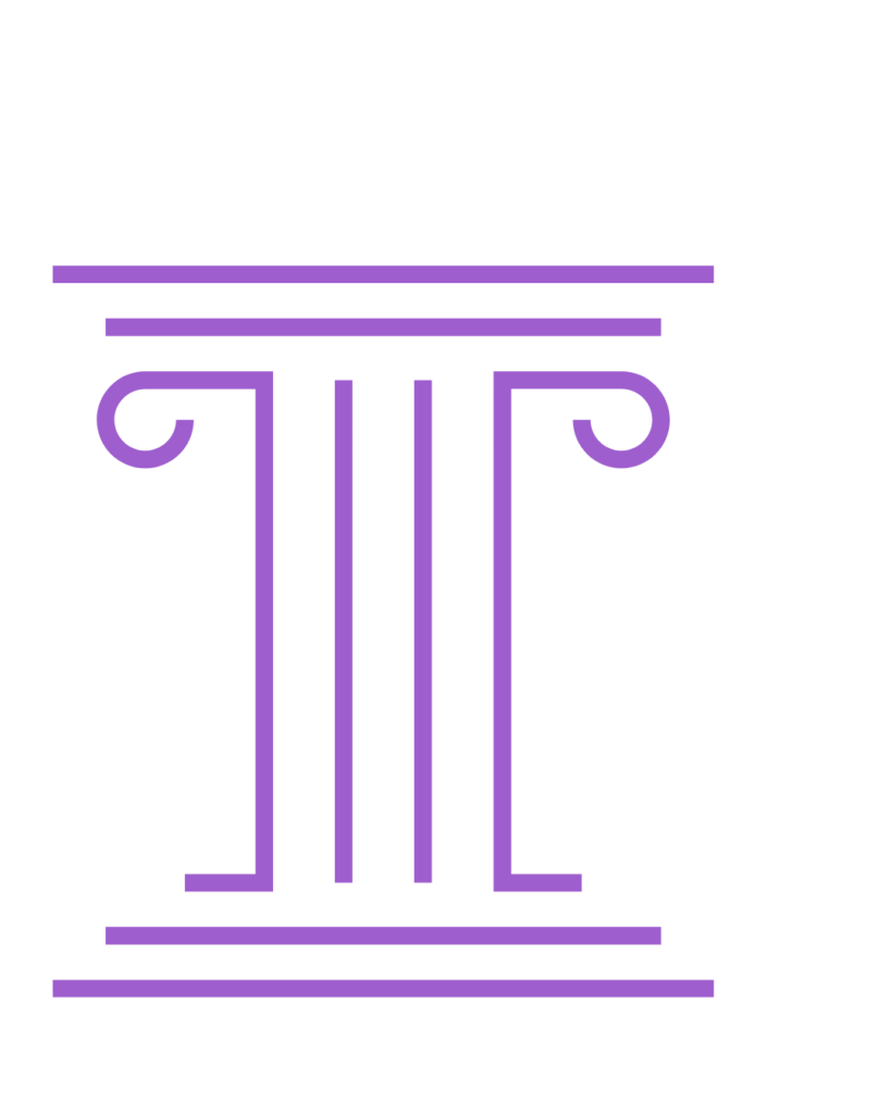 decorate image of legal column with TM trademark symbol